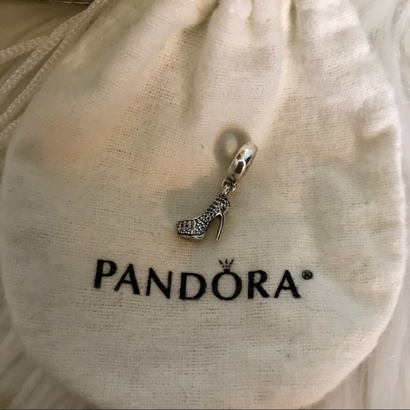 Pandora sparkling stiletto dangle charm - Picture 2 of 6